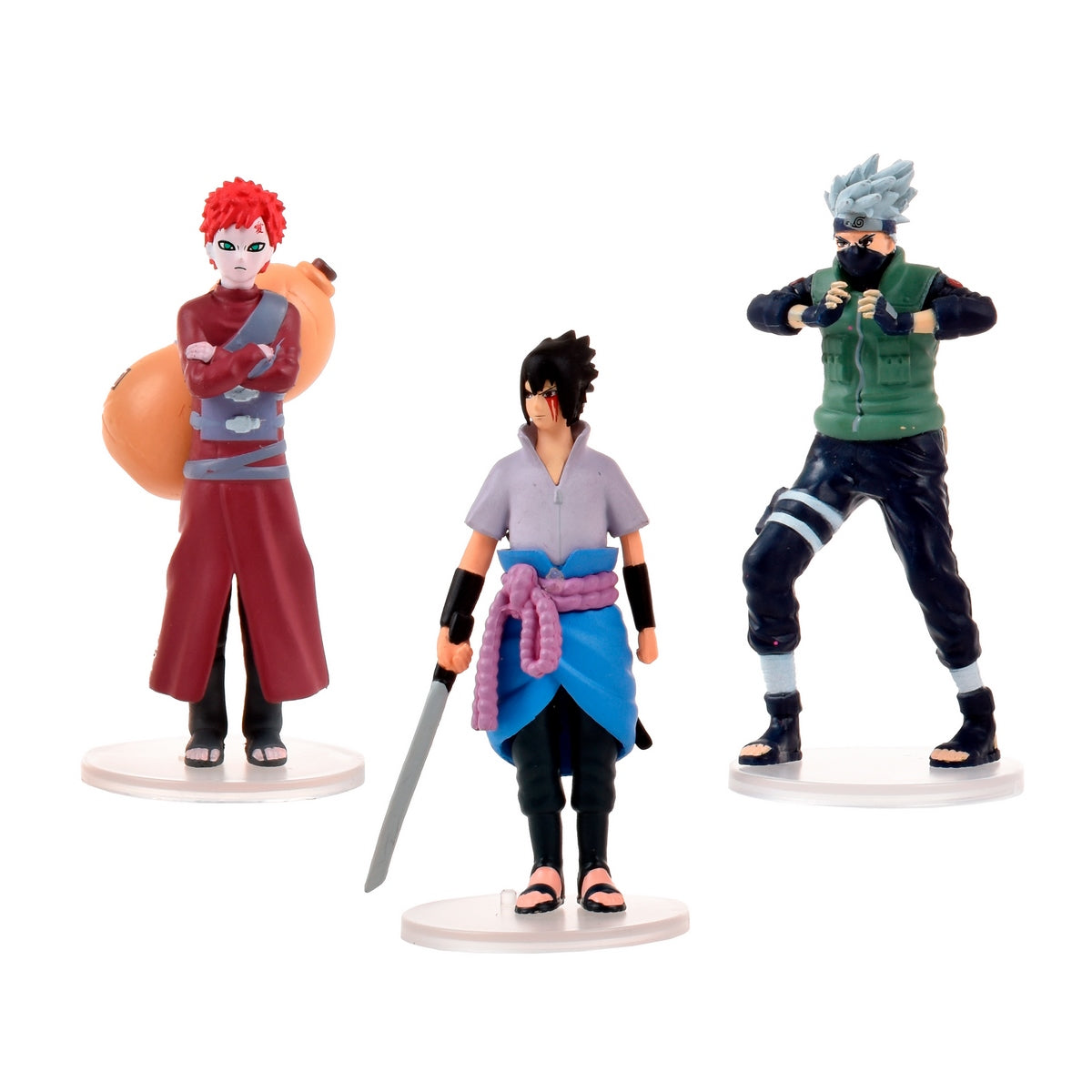 Pack 3 Figuras Coleccionables 7 Cm Naruto - Gaara